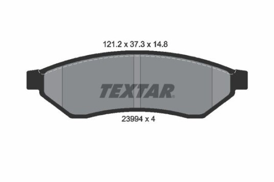 Bremseklosser TEXTAR 2399401