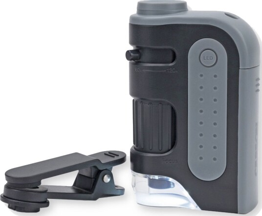 Carson MicroBrite Pro Lommemikroskop 60-120X Med LED-lys