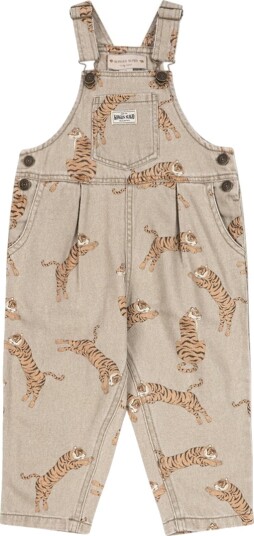 Konges Sløjd Selebukse Denim Maggot Tiger Konges Sløjd 1½ år (86) Selebukse Beige Brun Oransje