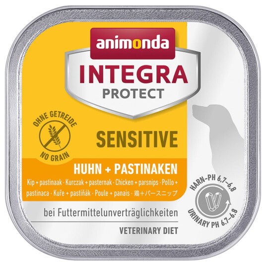 Animonda Integra Protect Sensitive Skåler Kylling & Pastinakk 6 X 150 G Animonda Integra Protect Sensitive Skåler Kylling & Pastinakk 6 X 150 G