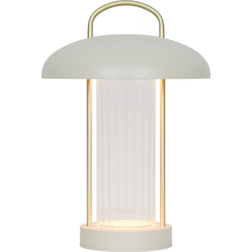 Mirano portabel bordlampe - oppladbar - Beige