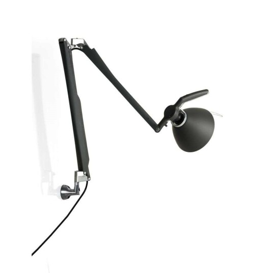 Luceplan - Fortebraccio Vegglampe Svart E27