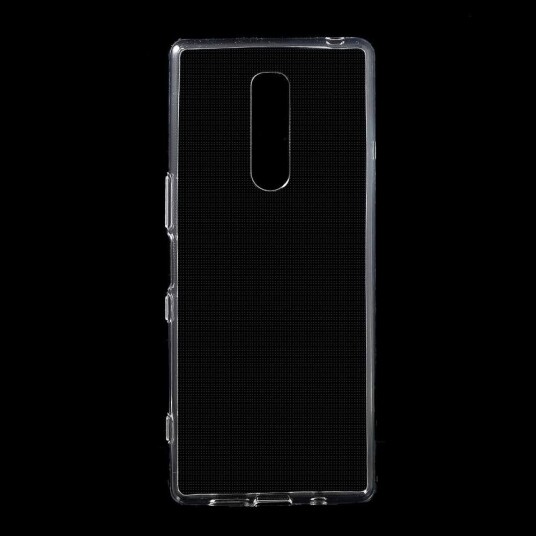 INCOVER Sony Xperia 1 Fleksibel Plast Deksel - Gjennomsiktig