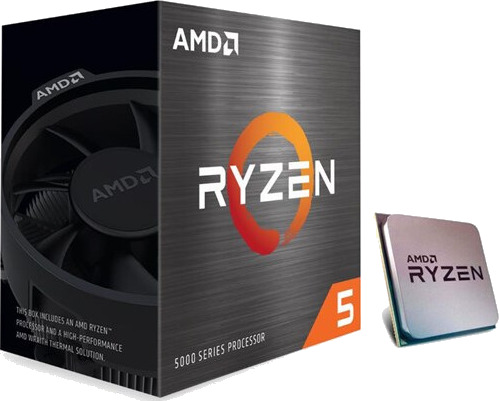 AMD Ryzen 5 5500 Wraith Stealth Prosessor/CPU - 6 kjerner - 3.6 GHz - AMD AM4 - AMD Boxed (PIB - med kjøler)
