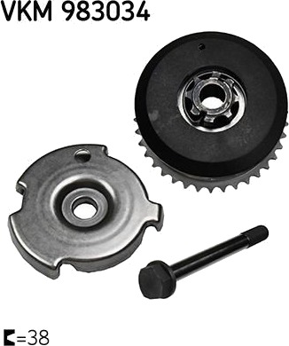 Kamakselregulering SKF VKM 983034