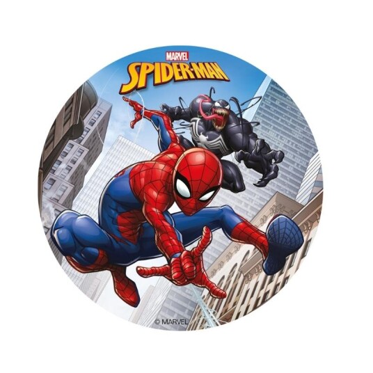 Kakebilde Uten Sukker Spiderman 15,5cm 