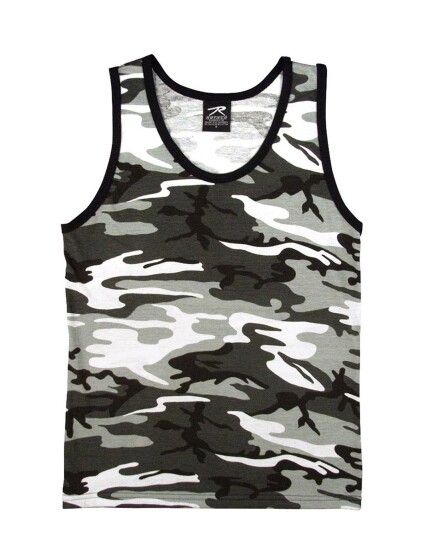 Rothco Tank Top Hvit Grå