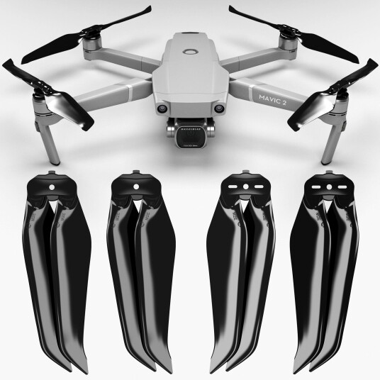 Master Airscrew Mavic 2 Stealth Prop Set - Black Master Airscrew Mavic 2 Stealth Prop Set - Black