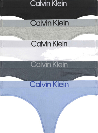 Calvin Klein Thong 5Pk - Multi/patterned - XL Calvin Klein Thong 5Pk - Multi/patterned - XL