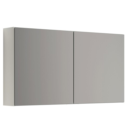 Dansani Mido+ Select speilskap med 2 dører, 120x64 cm, matt hvit