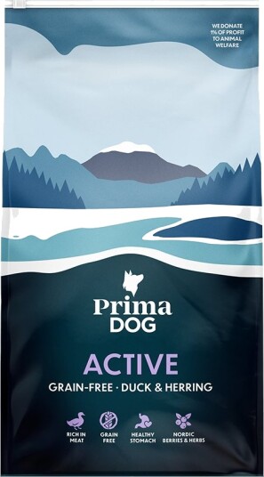 Primadog Adult Active Grain And & Sild 2 X 10 kg