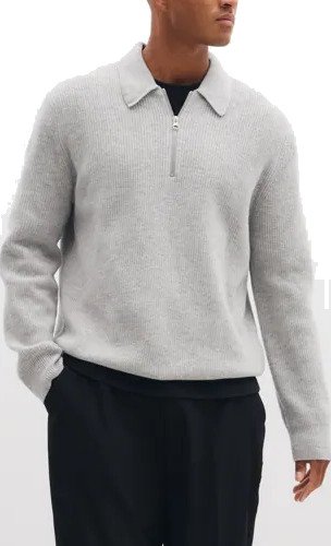 Samsøe Samsøe Saisaks HZ Polo 15010 Half zip Grå