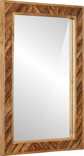 Speil Veggmontert med speil Brun 70 x 50 x 3 cm Glass Speil Veggmontert med speil Brun 70 x 50 x 3 cm Glass