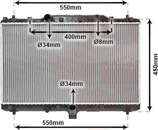 VAN WEZEL 52002086 Radiator motorkjøling