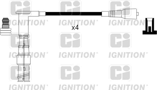 Tennplugg kabelsett QUINTON HAZELL XC858