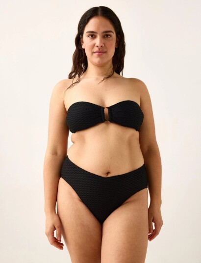 Lindex Bandeau Bikini Top Black M