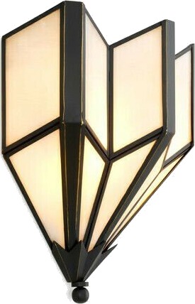 Isabelle vegglampe antikk messing