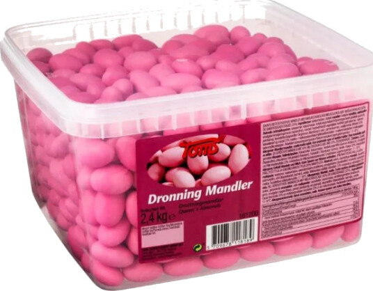 Toms Dronninge Mandler 2,4 Kg I Plastbøtte