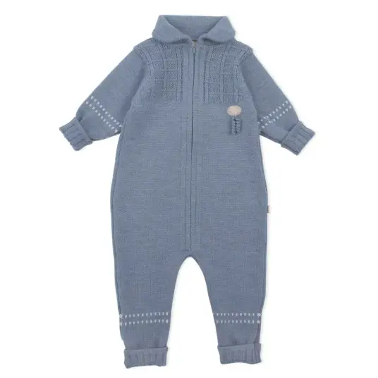 Lillelam sparkedress classic – mellomblå 98