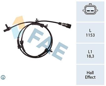 ABS sensor FAE 78435 ABS sensor FAE 78435