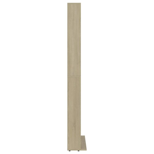 CD-hylle sonoma eik 102x16x177,5 cm konstruert tre CD-hylle sonoma eik 102x16x177,5 cm konstruert tre
