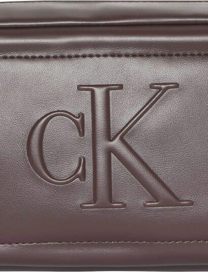 Calvin Klein Bold Ck Camera Bag - Burgundy - ONE SIZE