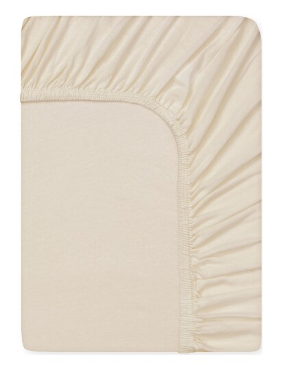 Engholm Textiles Jersey Faconlagen - Beige - 140X200X45CM