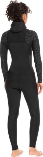 Roxy 5/4/3mm Swell Series Hooded Chest Zip Wetsuit (Dame 8T)