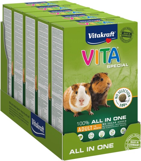 Vitakraft Vita Special Adult Guinea Pigs 5X600Gr (Bundle)