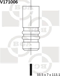 BGA V171006 Innløpsventil