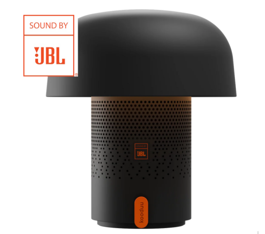 Kooduu SensaPlay JBL høyttaler lampe oppladbar antrasitt
