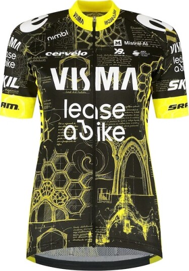 Team Visma Lease a Bike TDF 2026 Replica sykkeltrøye korte ermer barn/junior