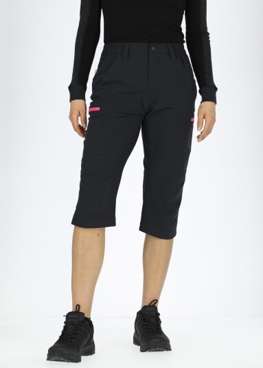 Swedemount Glittertind 3/4 Pants W Charcoal/Fuchsia 40 Turbukser