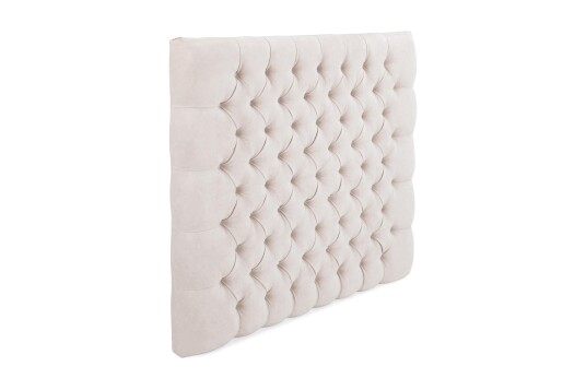 Sengegavl Estelle 140 cm Fløyel Beige