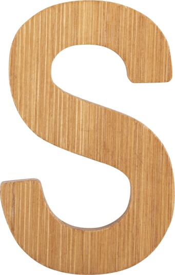 Small Foot ABC Bambusbokstav S