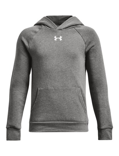 Under Armour Ua Rival Fleece Hoodie Grey 140 152 Under Armour Ua Rival Fleece Hoodie Grey 140 152