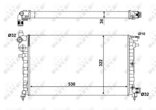Radiator NRF 509502A