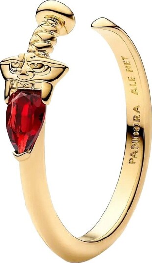 Pandora Disney Mulan Sword Open Ring - RED - 56