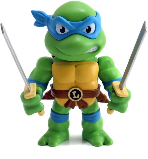 Leonardo Die-Cast Figur fra Teenage Mutant Ninja Turtles - 10 cm - Metall
