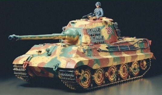 TAMIYA 1/16 R/C KING TIGER w/Option Kit