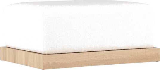 Venture Design Ivy skammel Natur/white 100 x 70 cm Hvit Venture Design Ivy skammel Natur/white 100 x 70 cm Hvit