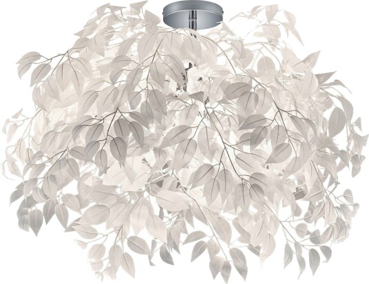 Leavy Plafond 70 cm 3xE27 Hvit - TRIO Leavy Plafond 70 cm 3xE27 Hvit - TRIO