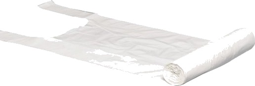 Bærepose Abena Poly Line 15 L Hvid Ldpe/Virgin 50 Stk.