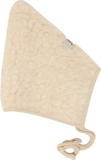 Huttelihut Bonnet Wool Teddy CEMENT 50\12/24M