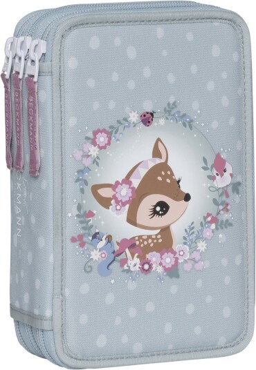 Beckmann Trippelt Pennal Med Innhold, Forest Deer Beckmann Trippelt Pennal Med Innhold, Forest Deer