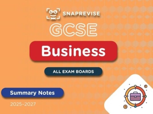 SnapRevise GCSE Business Summary Notes SnapRevise GCSE Business Summary Notes