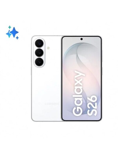 Samsung Galaxy S26 5G Mobiltelefon 12GB RAM 512GB Hvit Samsung Galaxy S26 5G Mobiltelefon 12GB RAM 512GB Hvit