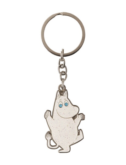 Dsignhouse Moomin Moomin Metal Keyring Moomintroll - Silver - L:11CM