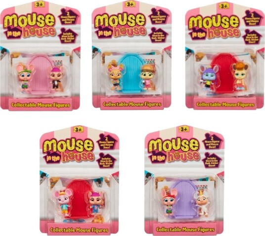 Mouse in the House Samlefigurer m/ musedør 2-pakning (assortert) Mouse in the House Samlefigurer m/ musedør 2-pakning (assortert)