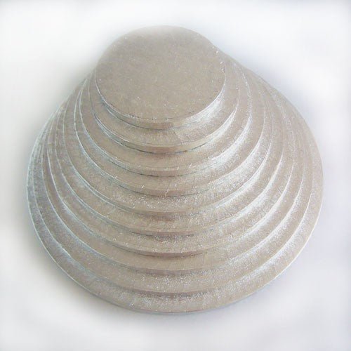 Kake Drum Rund Sølv 45cm Kake Drum Rund Sølv 45cm
